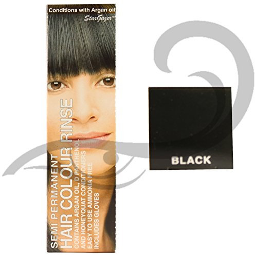 Stargazer Products Natural Tone Semi-Permanente Haarfarbe Schwarz, 1er Pack (1 x 70 ml)