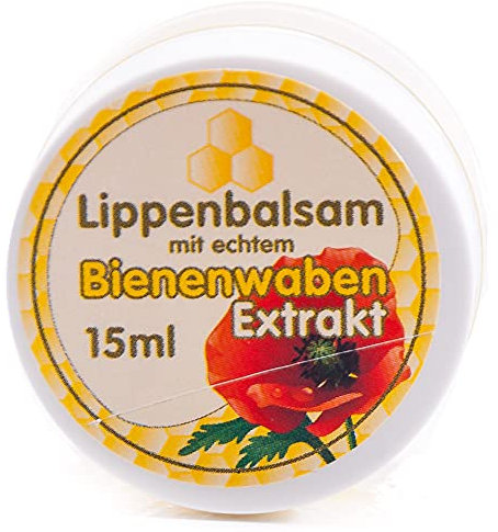 ARZER Api Supreme Lippenbalsam mit Bienenwabenextrakt und Honigaroma, 15ml Glastiegel