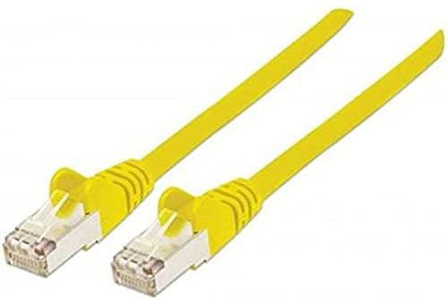 Intellinet 735339 Netzwerkkabel Cat6 SFTP LS0H Kupfer RJ-45 Stecker auf RJ-45 Stecker 1 m gelb