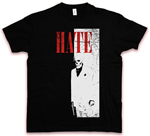 Hate FACE HC Hate Couture T-Shirt - Al Tony Pacino Mafia Montana TM Scarface Shirt Größen S - 5XL (XXL)