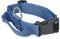 JULIUS-K9, 100HA-K-B-2015 Color & Gray K9-Halsband mit Haltegriff, Sicherheitsverschluss und Logo, 40 mm*38-53 cm, verstellbar, blau-grau