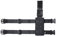 OneTigris Molle Drop Leg Panel 1000D Tactical Mini Platform for Pistol Holster(Black)