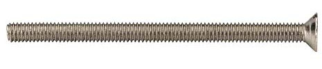 50mm Flat Head Electrical Socket Screws in Nickel
