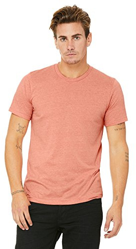 BELLA+CANVAS Unisex Heather CVC T-Shirt 2XL Heather Sunset