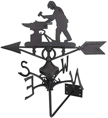 Girouette Forgeron Vain Mural, Toit de Maison de l'enclume de l'atelier Fonte