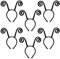 FRCOLOR 6Pcs Schmetterlingsantenne Stirnband Bug Antenne Stirnband Schmetterling Kostümzubehör für Maskerade Party Cosplay Foto Requisiten Geschenke