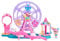 Kindi Kids Minis Collectable Ferris Wheel Carnival Playset and Rainbow Kate Posable Bobble Head Figurine