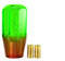 Asudaro Auto Schaltknauf Schalthebel, Acryl Schaltknauf 10cm Auto Manual Bubble Schaltkopf Universal Schaltknauf Car Gear Shifter Knob Schaltkopf Getriebekopf Auto Decor Zubehör,Grün Rot