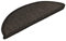 vidaXL Treppenmatten 15 STK., Stufenmatten Selbstklebend, Treppenteppich in Sisal-Optik, Treppenstufenmatte Treppenschutz, 56x17x3cm Anthrazit