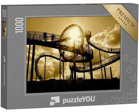 puzzleYOU: Puzzle 1000 Teile „Ruhrgebiet, Deutschland: Industrie und Wahrzeichen“ – aus der Puzzle-Kollektion Deutschland