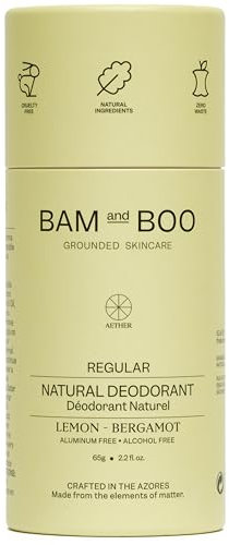 Natürliches Deo Stick Ohne Chemikalien 24h Getesteter Schutz und 2 Monate Haltbarkeit - Vegan Deo Ohne Aluminium Damen und Deo Roller for Men Effektiv und Verantwortungsbewusst - Zitrone Bergamotte