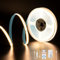 PAUTIX COB LED Streifen Warmweiss 3000K,5m 480LEDs/M Dimmbar 24V Flexibel LED Strip lights Set mit RF Fernbedienung und GS Netzteil,CRI93+ Hell Unterbauleuchte für Home DIY Dekoration,Timerfunktion