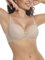 Selene Modelo Laia C. Sujetador con Relleno, Aros Y Tejido DE Tul Combinado con Encaje. Ref. 363, Tierra, 90 para Mujer
