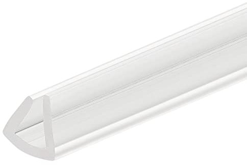 sourcing map U Channel Edge Trim, 4.9ft Length Rubber Guard Seal Strip Edge Protector Fit for 3-4mm Edge, (5/16 W x 9/32 H) Clear