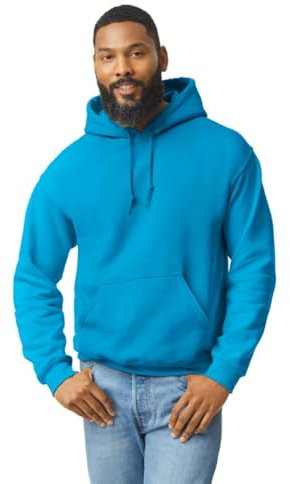 TICTEX Hoodie Herren große Größen by Gildan - Sweatshirt mit Kapuze - Kapuzenpullover in vielen Farben - Coole Hoodies - Sapphire, M