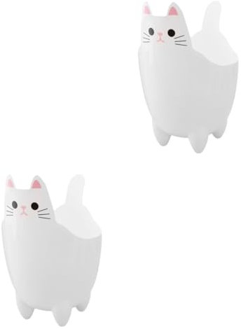 Garneck 2 Stück Schreibtisch-mülleimer Mini-schreibtisch-mülleimer Tragbare Katzen-mülleimer Für Jungen Und Mädchen Leicht Zu Reinigende Kunststoff-abfallkörbe Für Das Home Office