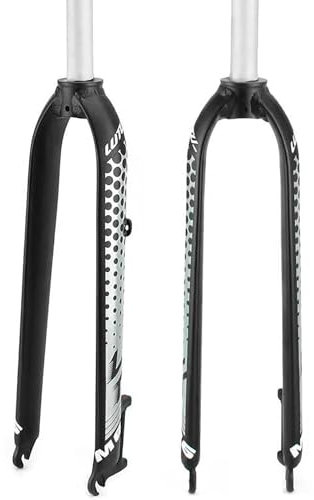LYMFCFC Forcella per Mountain Bike Forcella Rigida 26 27,5 29 Pollici MTB Anteriore per Mountain Bike 9Mm QR Freno A Disco per Bicicletta B,27.5in
