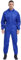 dPois Herren Lackieranzug Mehrweg Ganzkörperanzug Maleroverall mit Kapuze Arbeitsoverall Einteiler Jumpsuit Blau 4XL