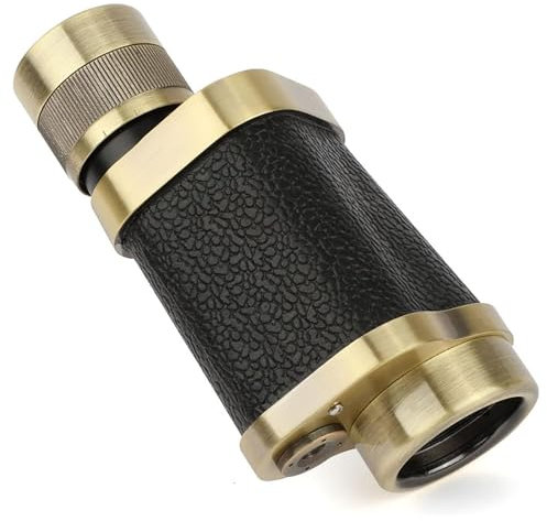 Handmonokular-Teleskop, 8 X 30, Hohe Vergrößerung, Hochauflösendes Nachtsichtgerät, Mini-Bronze-Teleskop Für Kinder Mit Entfernungsmesser, Geeignet Für Den Außenbereich