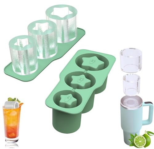 Stanley Cup EiswüRfelform,EiswüRfelbereiter FüR Stanley Cup,EiswüRfelform Silikon FüR Stanley Thermobecher,Stanley Cup ZubehöR,Reusable FüR 30–40 Oz Becher Zum KüHlen 