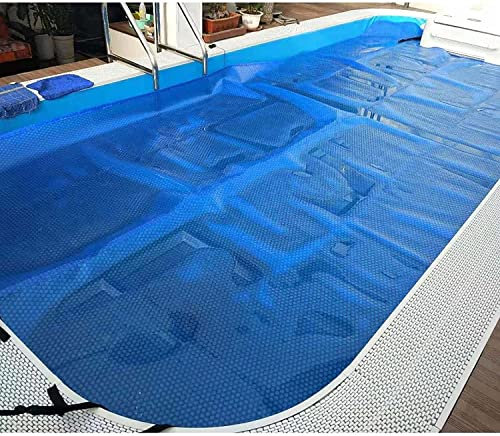 telo solare piscina Copertura Solare Rettangolare For Piscina 2m/3m/4m/5m/6m/7m/8m, Pellicola Isolante Termica A Bolle Telo Protettivo For Piscina, Riscaldatori For Piscina For Nuotatore(4m x 7m(13ftx