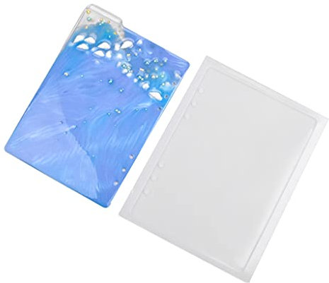 HUAJINGKEJI For Creative Notebook Silicone Mold Multifunctional Crystal Epoxy Resin Silicone Mold For Handmade Notepad Cov