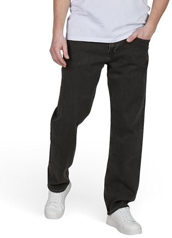 Cross Jeans Herren Stretch Comfort/Relaxed Fit Antonio Jeanshose Hose Denim, Länge:32L, Farbe:Black (E 161-163), Weite:34W
