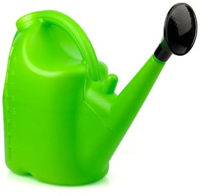 Arrosoir 10 l | 8 L | 5 L | 3 L | 2 L | 1 L | 0,9 l - Arrosoir de jardin pour fleurs de jardin - 2 couleurs : bleu/vert/rouge/jaune/rose (vert 2, 9 l)