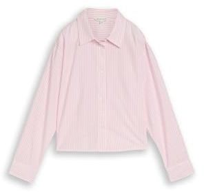 TOM TAILOR Mädchen Kinder Boxy Fit Popeline Hemd