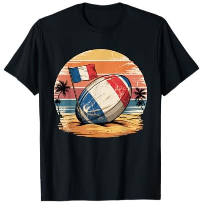 Rugby-Trikot XV de France Beach Kinder Strand Herren T-Shirt