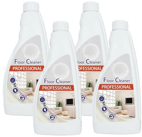 480mL Reinigungsmittel Kompatibel mit Roborock S8 Pro Ultra/S8/S8+/S7 Max Ultra/S7 MaxV Plus/Q5/Q7 Série/Dyad/Dyad Pro, Bodenreiniger 4 Flaschen