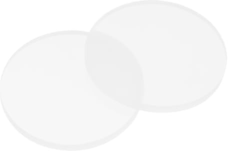 PATIKIL Lot de 10 patins antidérapants en silicone transparent pour dessus de table en verre, 40 mm de diamètre x 3 mm d'épaisseur, pour cadre photo, meubles, armoires de cuisine, bricolage, travaux