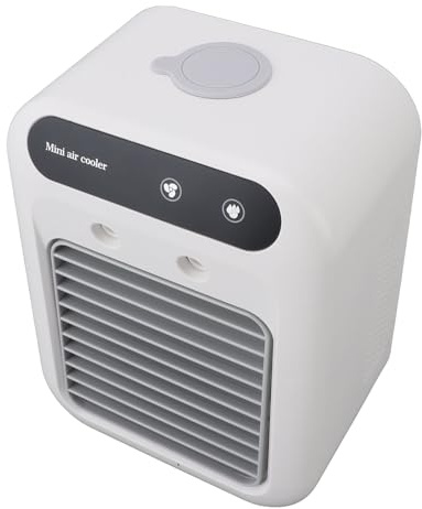 Eujgoov Ventilateur de Climatiseur Portable avec Matériau ABS, Refroidissement à économie d'énergie pour Bureau, Salle de Voiture, Utilisation Mobile