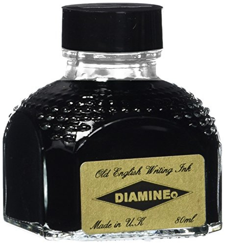 Diamine Fountain Pen Ink Bottle, 80 ml, Umber