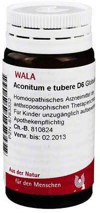 ACONITUM E tubere D 6 Globuli 20 g Globuli