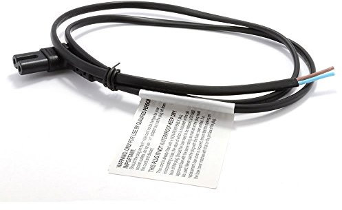 kenable Right Angle Figure 8 to Bare Wire Power Cord 2 Core Cable 90 Degree C7 1m [1 metres]