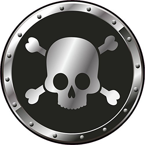 1 x Aufkleber Warnschild 007 Radioaktiv Radioactive Biohazard Sticker Shocker