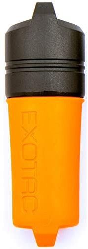Exotac Firesleeve - Porta accendino impermeabile, da uomo, misura media, colore: arancione