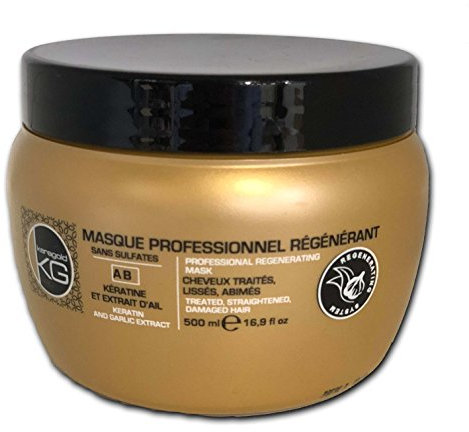 KeraGold Pro Masque sans Sulfates à la Kératine/Extrait d'Ail, 500 ml