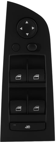 KIMISS Auto Fensterheber Schalter, Elektrischer Fensterschalter Kunststoff Electric Power Window Schalter für E90 318i 320i