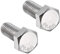 sourcing map Filetage M8 20mm tête Hex acier inoxydable 304 Vis fixation vis Gauche 2pcs