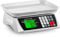 Steinberg Systems Kontrollwaage Digitalwaage Digitale Tischwaage (30 kg / 1 g, LCD-Display, 6 Funktionen, 28,8 x 21,8 cm)
