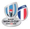 Pin Logo Coupe du Monde de Rugby 2019 Nation France