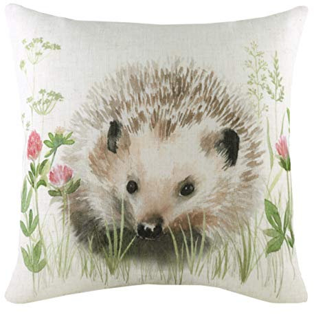 Evans Lichfield Kissenbezug mit Igel-Motiv, Polyester, Mehrfarbig, 43 x 43 cm (Pack of 1)