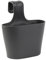 Gariella Blumenkasten oval 2,8 Liter Balkon Übertopf Pflanzkasten Blumentopf zum Hängen mit 1. Bügel und Wasserspeicher Anthrazit