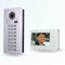 BT Security Portier interphone vidéo Modern 2 Fils - 8 Appartements - 8 écrans Blancs