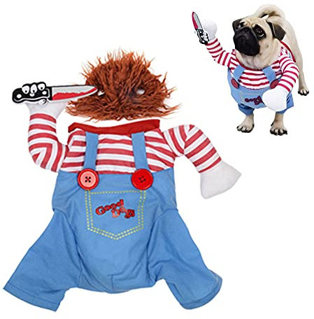 AYEUPZ Costume di Halloween per cani,costume per cani,feste di Natale,giochi di ruolo,travestimenti e costumi per cani,divertenti costumi per cani