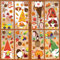 Erntedankfest Fensteraufkleber Thanksgiving-Fensteraufkleber Weihnachtsdekoration Fensterbild Ahorn-Kastanien-Fensteraufkleber-Dekoration Herbst Fensterbilder (9F) (9D)