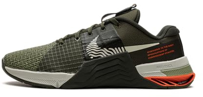 NIKE DO9328-301 Metcon 8 Sneaker Adult Cargo Khaki/Light Bone-Sequoia-Alligator 6.5