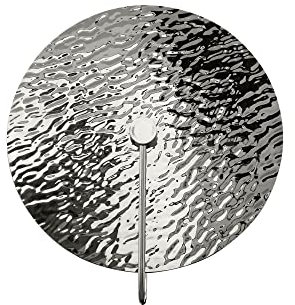 MAYTONI DECORATIVE LIGHTING Moderne Wandleuchte, aus Glas, Chrom, Originaltextur, 1-flammig, rund, glänzend, für 1 x G9 (40W) (nicht inkl.)